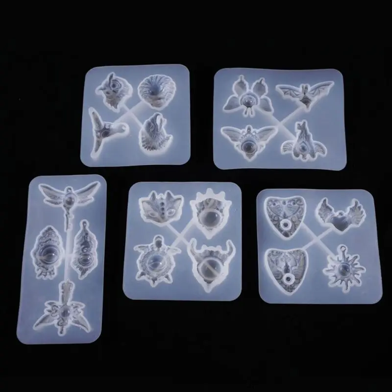 

Resin Crystal Epoxy Mold Devil's Eye Owl Semi-Three-dimensional Jewelry Mould