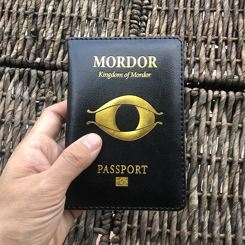 Passport Holder Middle Earth Shadow of Mordor Travel Accessories Family Gifts