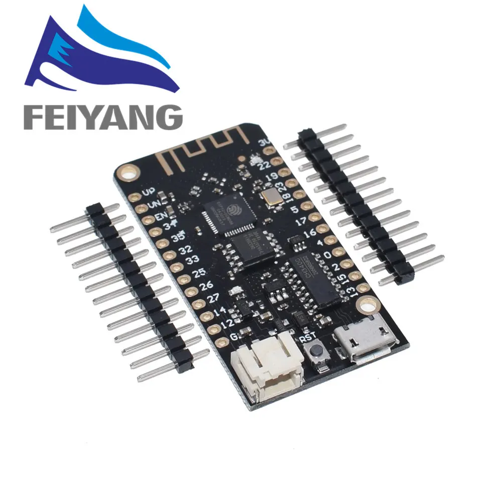 

10PCS Wifi Bluetooth Development Board Antenna ESP32 ESP-32 REV1 CH340 CH340G MicroPython Micro USB Lithium Battery Interface