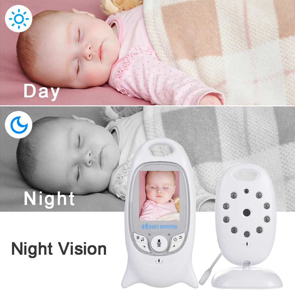 best home camera system Video Baby Monitor VB601 Wireless 2.0'' LCD Babysitter 2 Way Talk Night Vision LED Temperature Security Nanny Camera 8 Lullabies car security camera