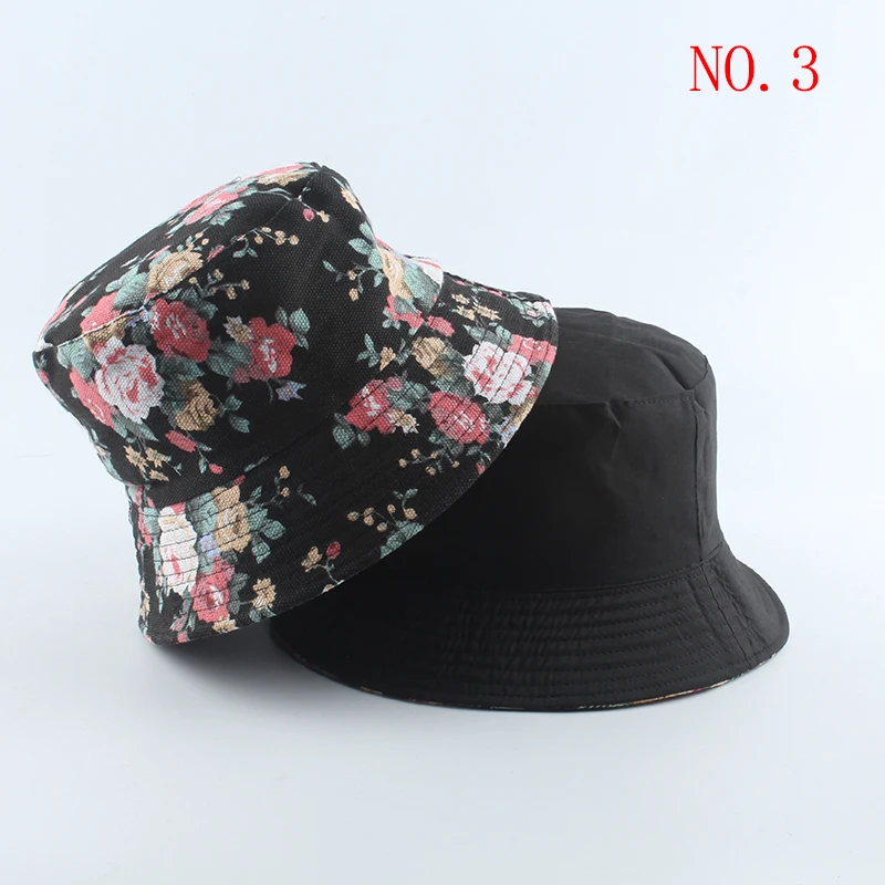 Graffiti Flat Bucket Hat with Coconut Tree Pattern Outdoor Hat Hat,Laimeng 