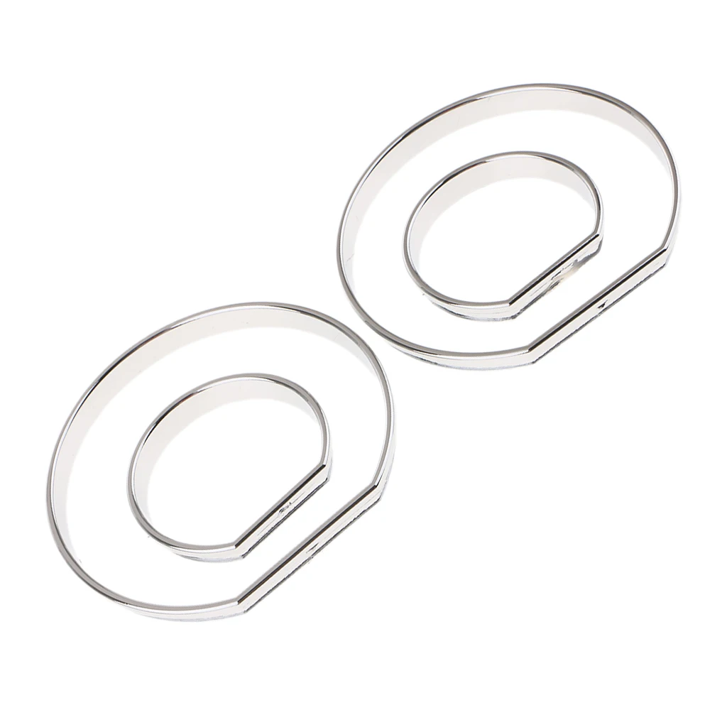 Chrome Gauge Dash Dial Rings Bezel Trim Speedometer AC M-Tech For BMW E46 M3