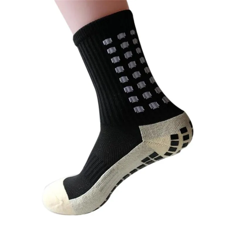 New Sports Anti Slip Soccer Socks Cotton Football Men Socks Calcetines (The Same Type As The Trusox)