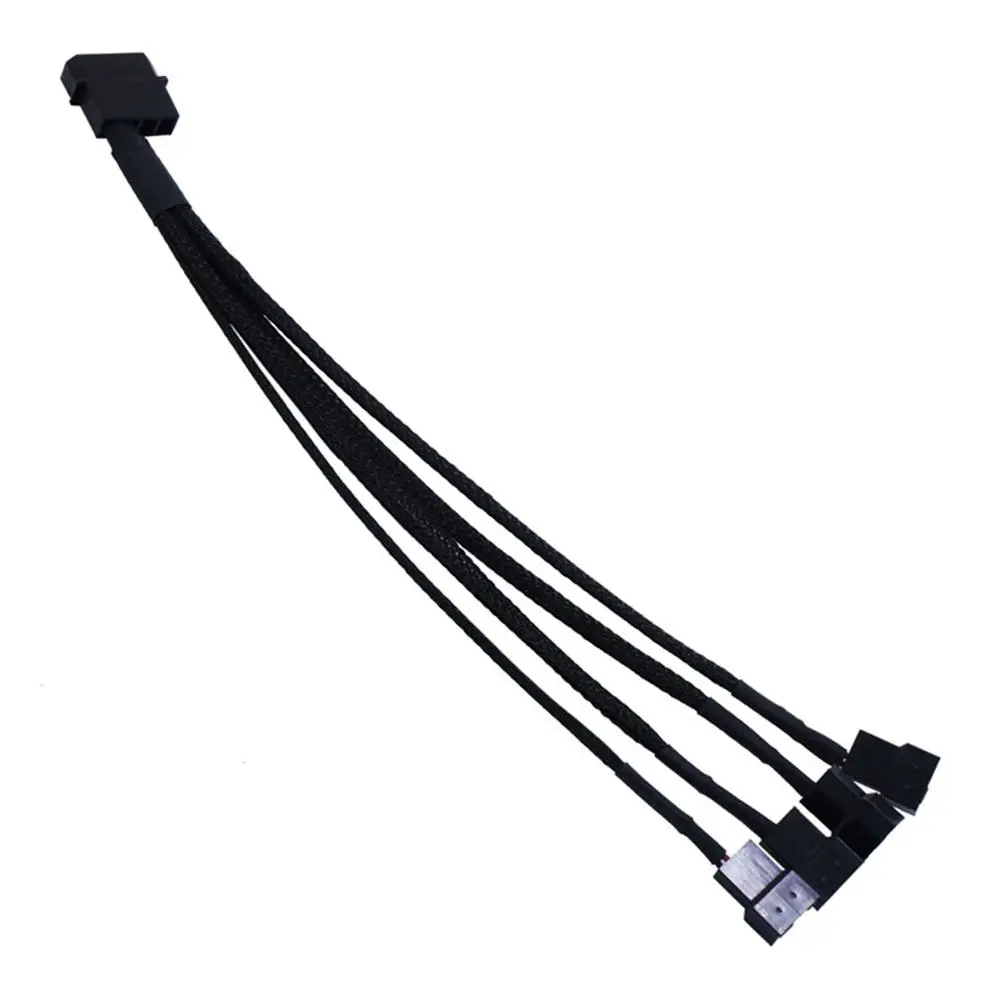 

27cm Cooler Fan Cord IDE Molex 4Pin to 4 3/4Pin PC Cooling Fan Power Adapter Cable Extension Cord Computer Accessories For PC