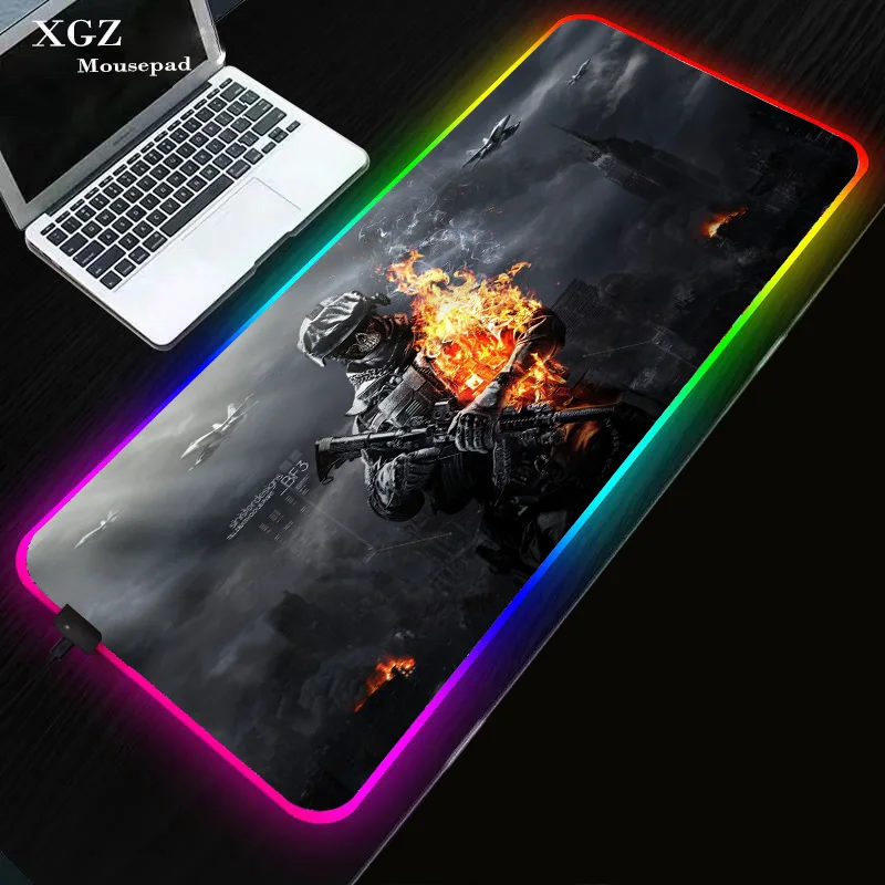 Коврик для игровой компьютерной мыши XGZ резиновый нескользящий большой коврик с