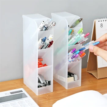 

Multifunctional Practical Desktop Simple Sundries Storage Box For Pen Makeup Brush Odd And Small Things Classified Display Box