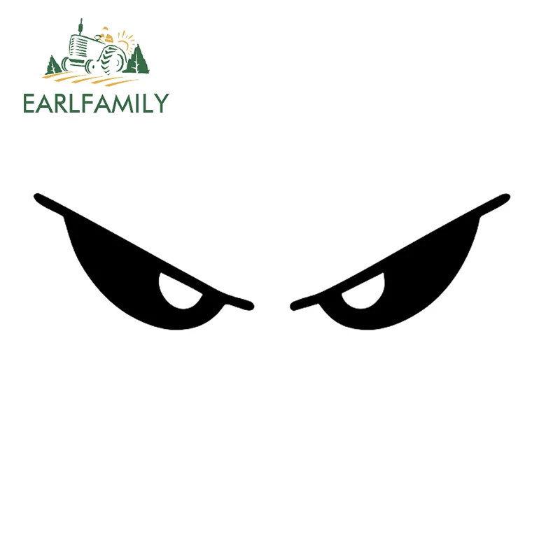 EARLFAMILY 13 см x 3 5 Забавный мотоциклетный шлем Светоотражающая виниловая наклейка