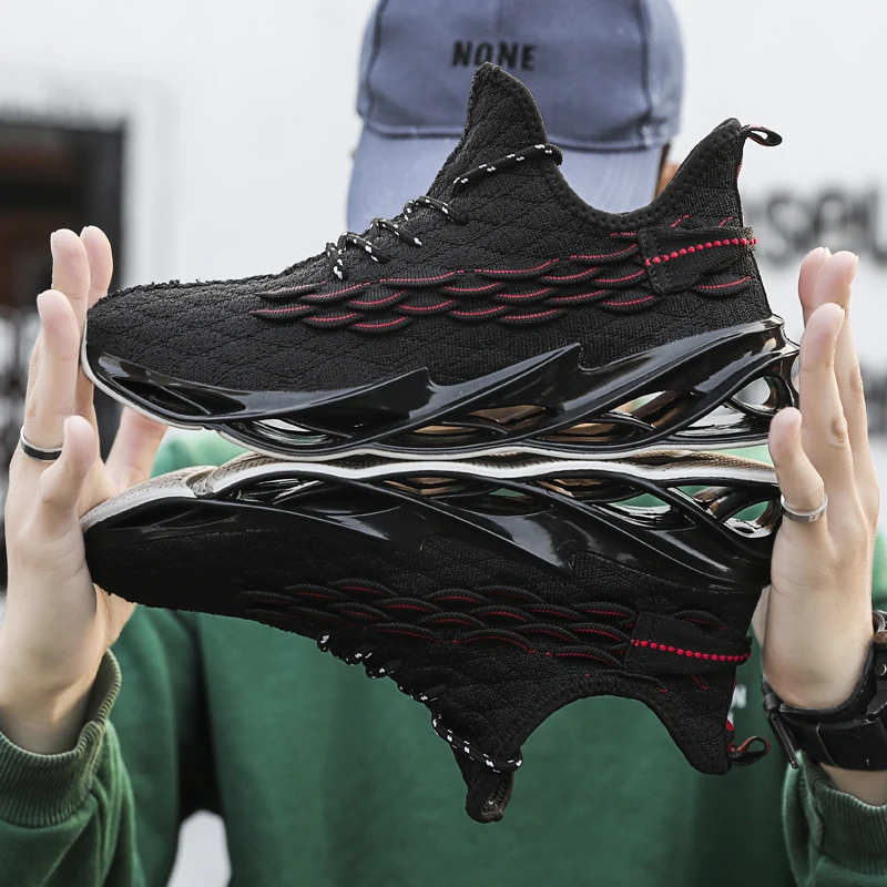 

2020 New Trend Blade Running Mens Shoes Men Casual Male Sneakers Women Zapatos De Mujer Hombre Plus Size 46 Zapatillas Sneaker