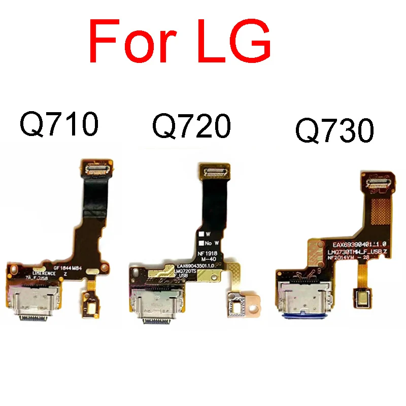 USB-порт для зарядки микрофон док-разъем гибкий кабель LG Q Stylus Q710 Stylo 5 Q720 6 Q730