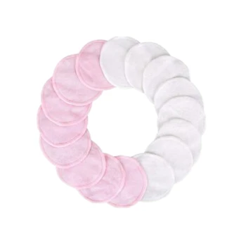 

12 Packs Reusable Cotton Pads Makeup Remover Pads Face Cleaning Washable lingette lavable Bamboo Velvet Organic Cotton Wipes