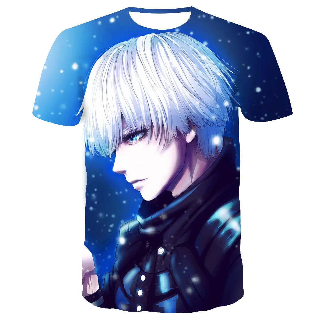 

Funny T shirts Tokyo Ghoul T shirt Men Blood Tshirts Casual Ken Kaneki Shirt Print Japan Anime Clothes Cosplay Tshirt Tops