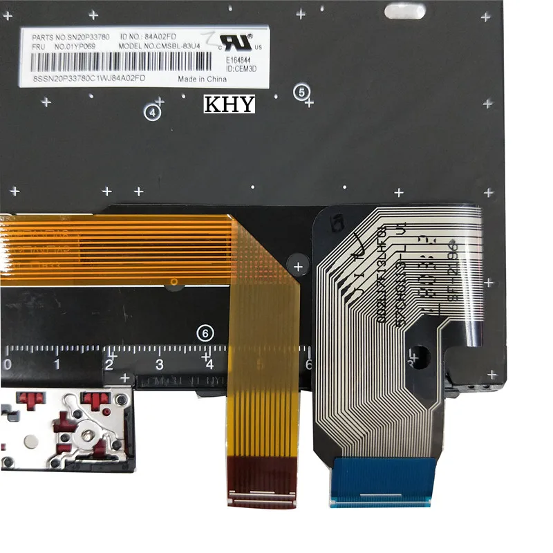 Светодиод US IND Подсветка клавиатура для ThinkPad X280 A285 X390 X395 01YP040 01YP120 01YP200