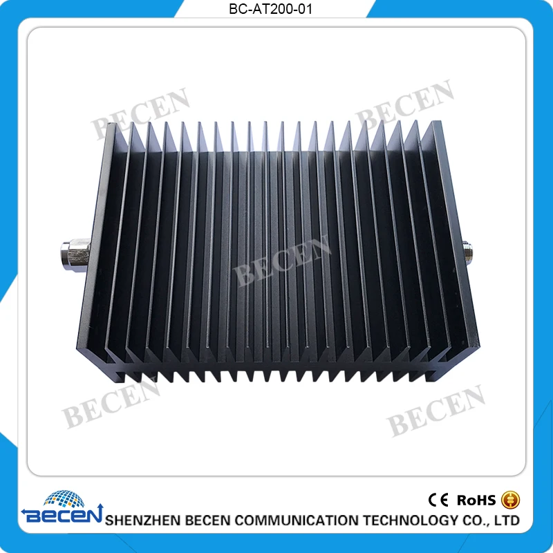 BECEN, 200 Вт N-JK коаксиальный Фиксированный аттенюатор, DC до 3 ГГц, 1dB, 3dB, 5dB, 6dB, 10dB, 15dB, 20dB, 30dB, 40dB, 50dB