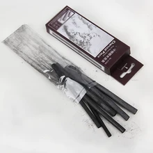 Oil-Painting Charcoal-Strips Sketching-Tools Drawing for Artist Chinese 6pcs/Set Cotton