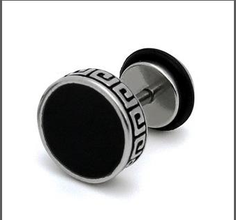 Piecs High Grade Round Shape Vintage Stud Earrings for Men Women Unisex Trendy Titanium steel Party  Ear Jewelry Gift