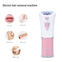 KEMEI Электрический эпилятор, Женская бритва, Беспроводная Бритва, эпилятор для рук, ног, подмышек, тела, для удаления волос, триммер для лица, тела F30