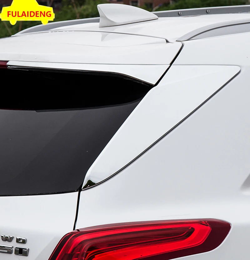 4pcs For Cadillac XT5- Trunk Rear Spoiler Wing D column decorative cover trim Car Styling Accessories