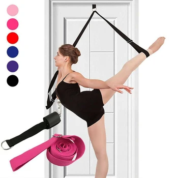 

2Pcs/Set Door Flexibility Stretching Leg Stretcher Strap for Dance Gymnastics Trainer Yoga Flexibility Leg Stretch Belt