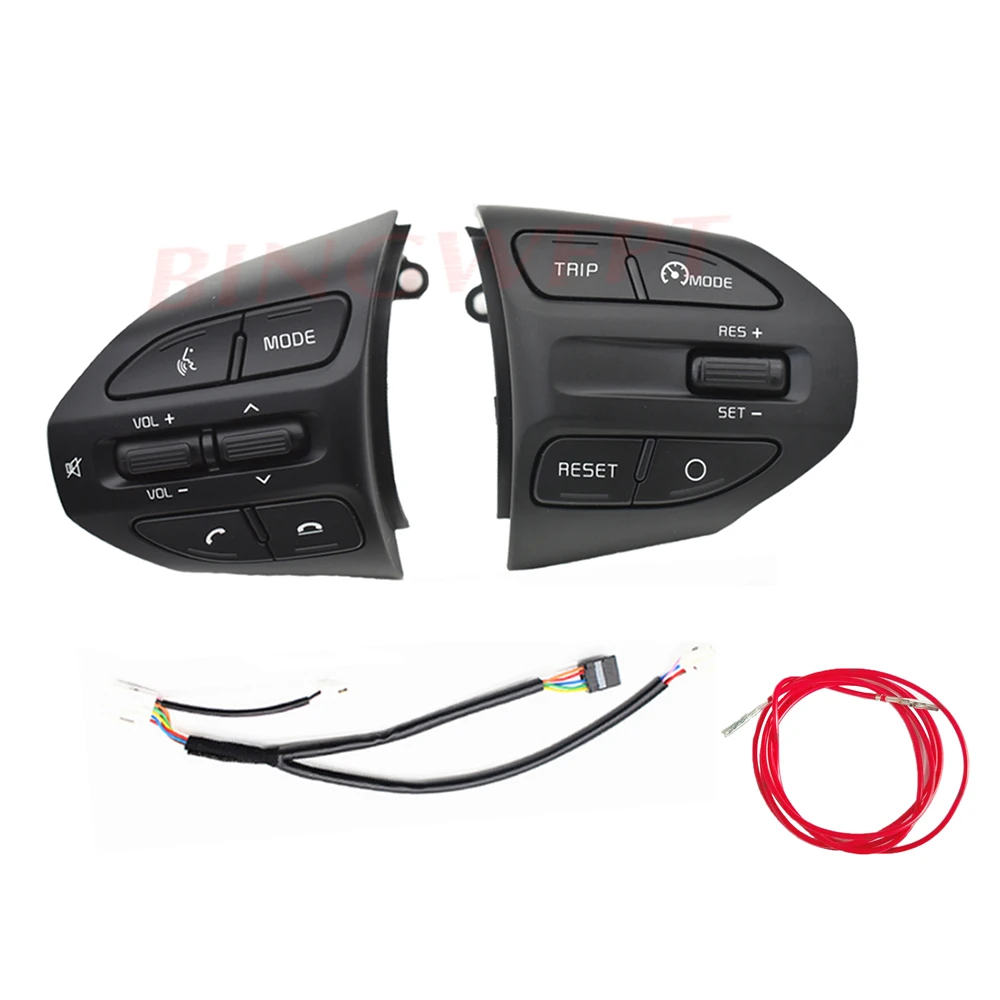Super Steering Wheel Button For KIA K2 RIO 2017 2018 2019 2020 2021 RIO 4 X LINE