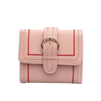 

2020 new women's wallet fashion ladies short wallet simple casual ladies clutch