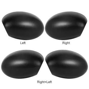

Rear View Mirror Cover Side Mirror Covers Door Wing Mirror Caps for MINI Cooper R52 R50 R53 01-06 Black