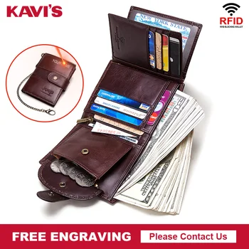 

Free Engraving Rfid Card Holder Men Wallets Money Bag Male Vintage Short Purse 2020 Genuine Leather Slim Wallets Mini Wallets