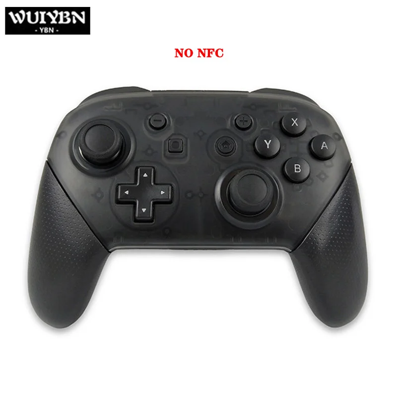 Черный WUIYBN геймпад Bluetooth NS PRO контроллер беспроводной джойстик с NFC для nintendo переключатель игровой машины и ПК - Цвет: Черный