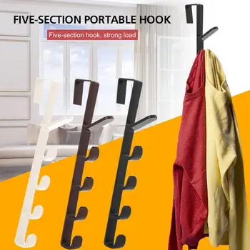 

Hanger Hook Door Hanger ABS Garbage Bags Living Room Home Decor Multifunction Portable Cupboard Rack Cabinet Clothes Hat