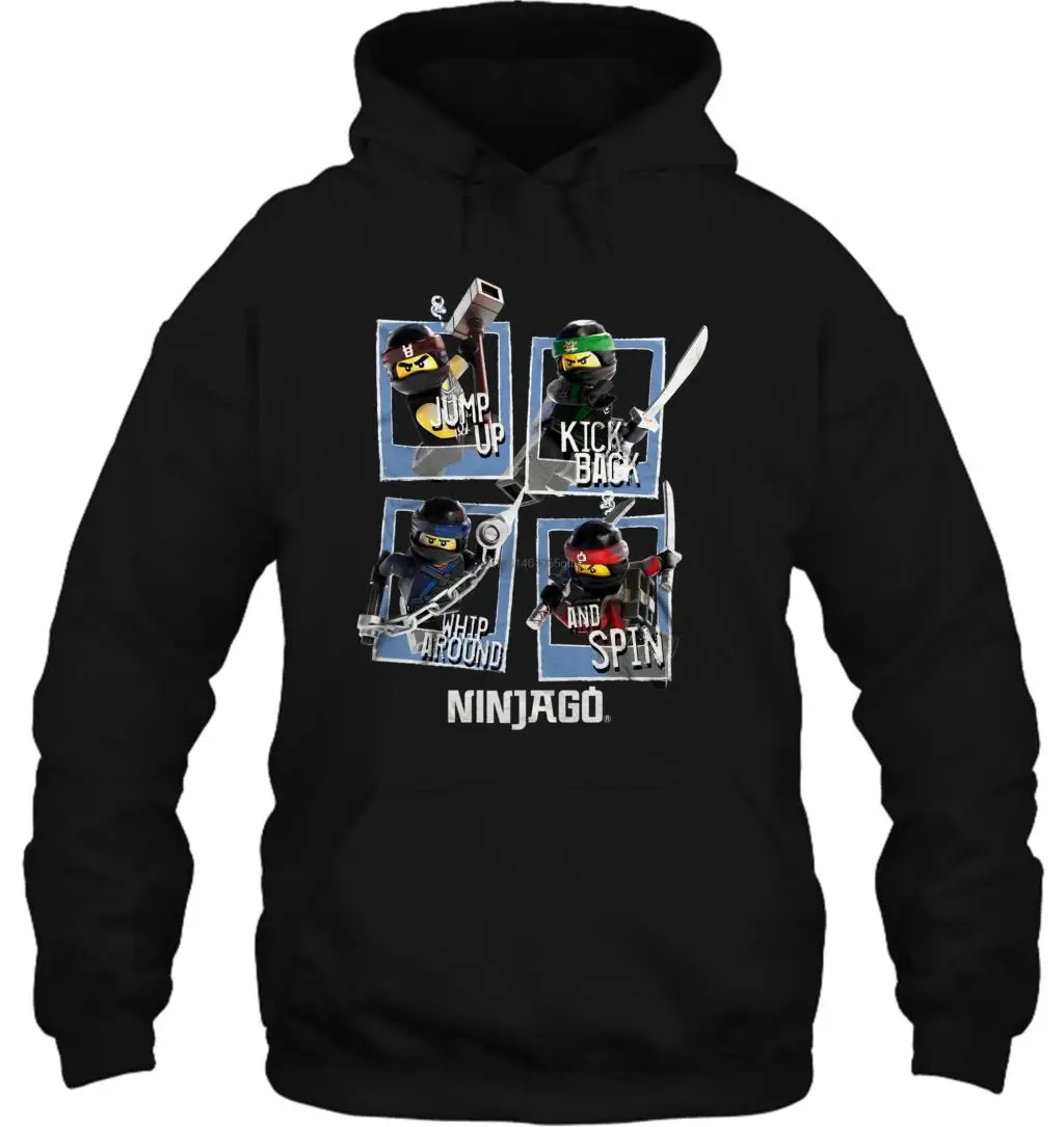 Мужская толстовка с капюшоном NINJAGO COLE LLOYD JAY &amp KAI синяя Футболка NWT для мальчиков