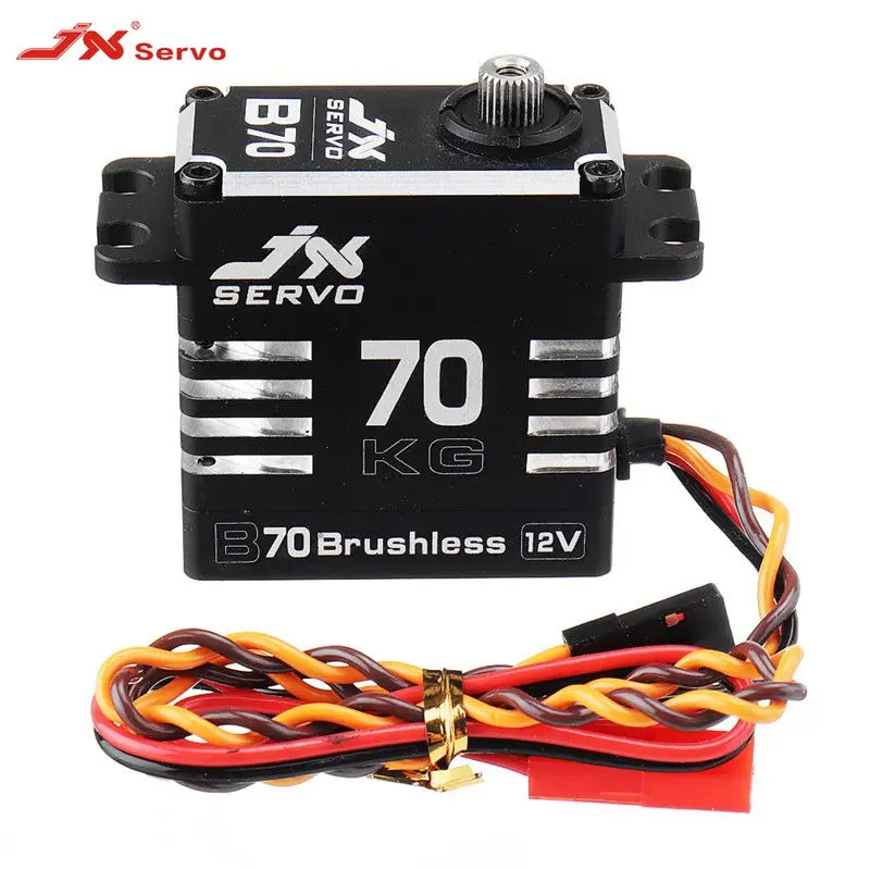 JX Servo B70 HV 12V 72KG 180 ° бесщеточный большой крутящий момент металлическая передача цифровая сервопривод для RC гоночный fpv-дрон модель Запасная часть