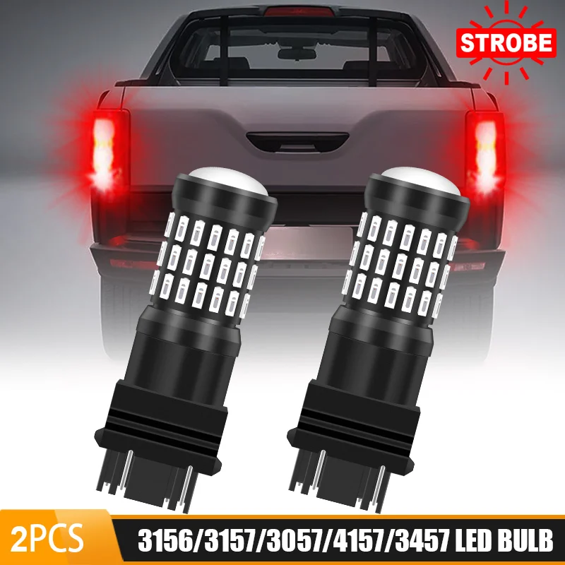T25 3156/3157/3057/4157/3457 Car LED Strobe Flashing Blinking Brake