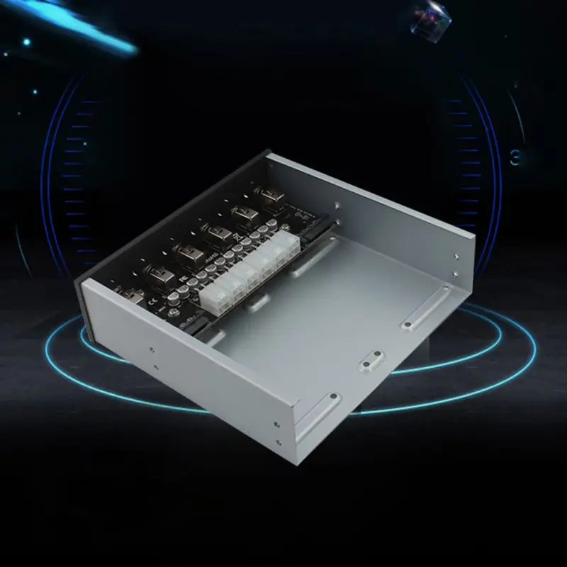 Durable New Intelligent 4 6 Hard Disk Controller Management System Hub HDD SSD Power Switch 2