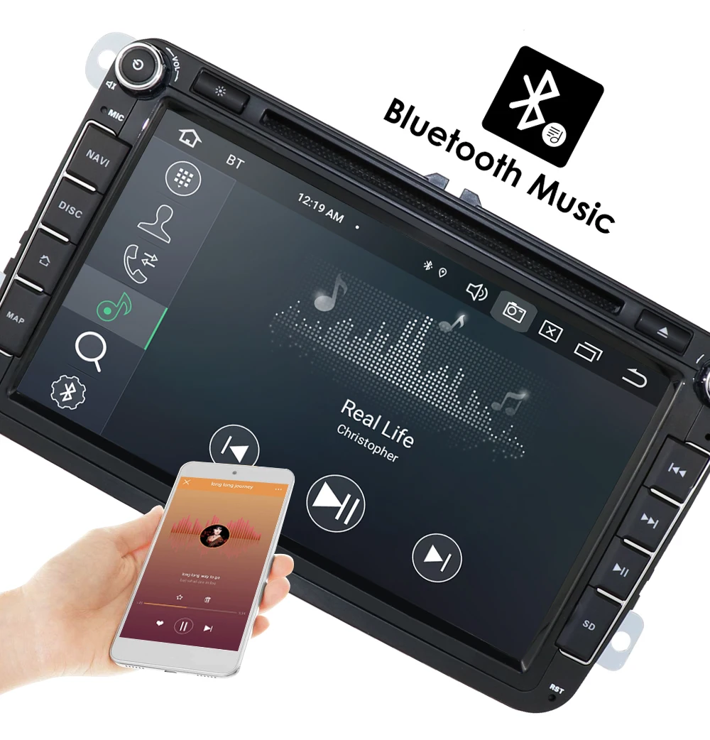 Flash Deal 2din android9.0 4Gcar dvd for vwpassat b6 b7 golf 5 tiguan polo octavia rapid fabia car multimedia player OctaCore 4GRAM+64GROM 13