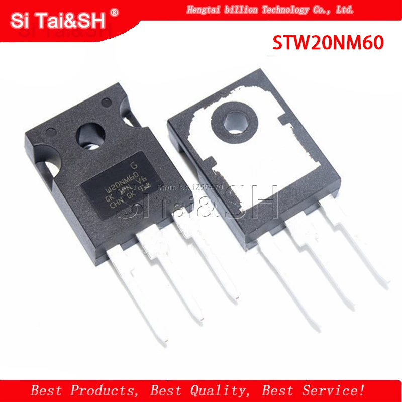 5 шт./лот STW20NM60 W20NM60 20N60 TO-247 20A 600 в | Электронные компоненты и принадлежности