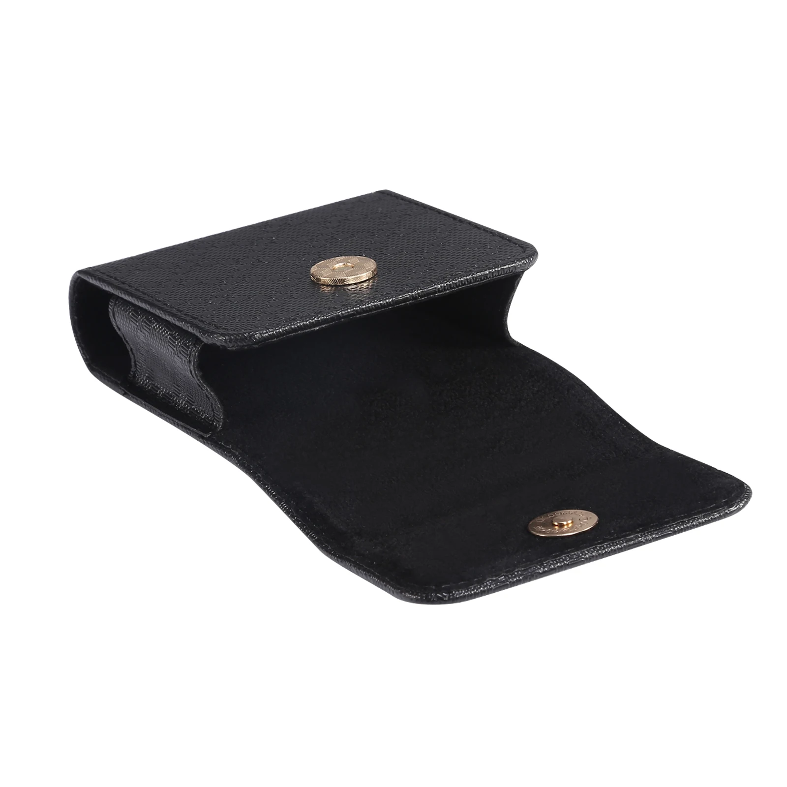 Luxurious Checked Grain Leather Belt Clip Case - Premium Protection