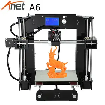 

Anet A6 3D Desktop Printer Kit LCD Screen Display with TF Card USB connect Printing Metal Desktop 3D Printer DIY Impresora 3D