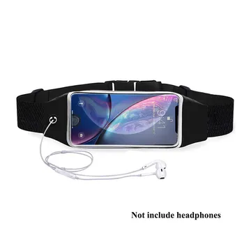 

Men Women Waterproof Waist Bag Screen Sport Waist Bag Touching Mobile Phone Bag Storage Bag
