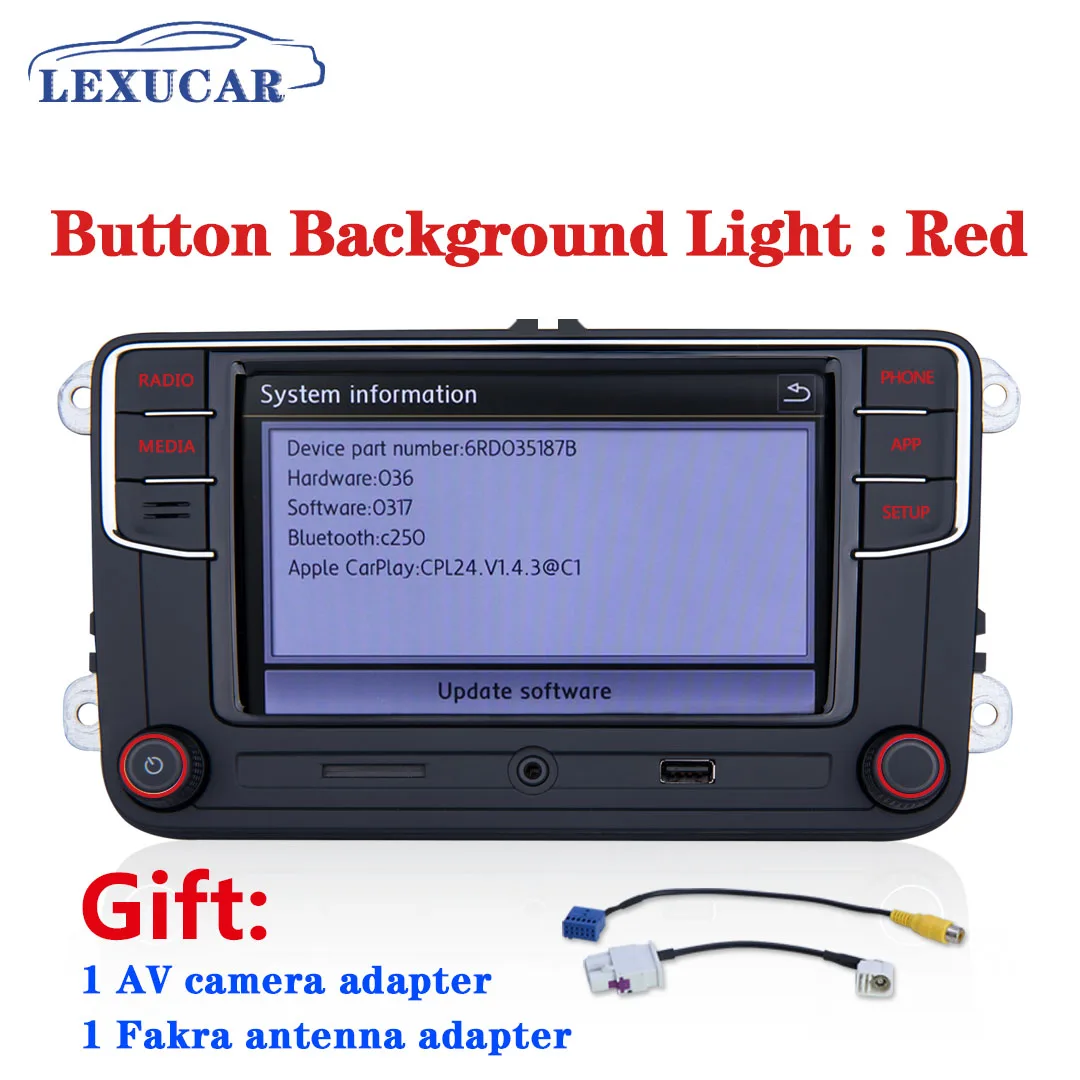 LEXUCAR RCD330 Plus Desay Car Radio Carplay 1GB RAM RCD330G 6RD035187B For VW Golf 5 6 Jetta CC MK6 MK5 Passat B6 B7 Tiguan 187B