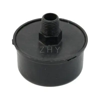 

3/5" Male Thread Black Plastic Air Compressor Intake Filter Silencer Mufflers