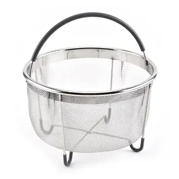 

Steamer Basket Instant Pot 304 Stainless Steel Steam Basket Strainer with Handle Q1JA