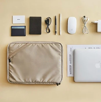 

Simple Nylon Padded Home Storage Shock-Proof 13-Inch Laptop Sleeve Hand A4 File Package Cable Organizer Bag