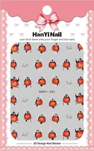  1pcs Insect 3d Nail Stickers Self-Adhesive Hedgehog ladybug cockroach cartoon Animal 3d Decal Nail Art Decoration Accessories 