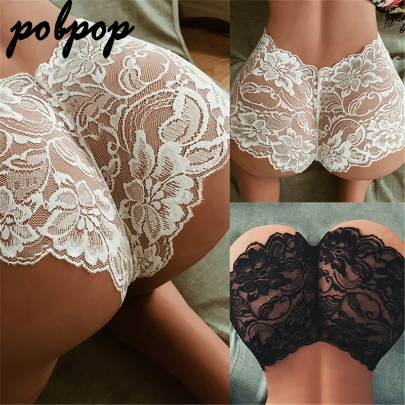 POBPOP модное женское нижнее белье Черные трусики кружевное стильное сексуальное нижнее белье добавить немного веселья к жизни мульти-код Боксеры Трусы