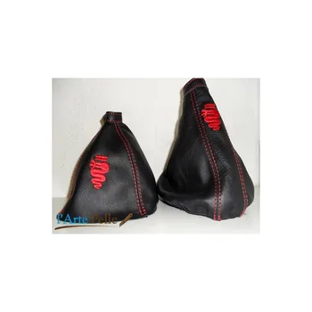 

Alfa Romeo 159 shift and handbrake black leather with cu