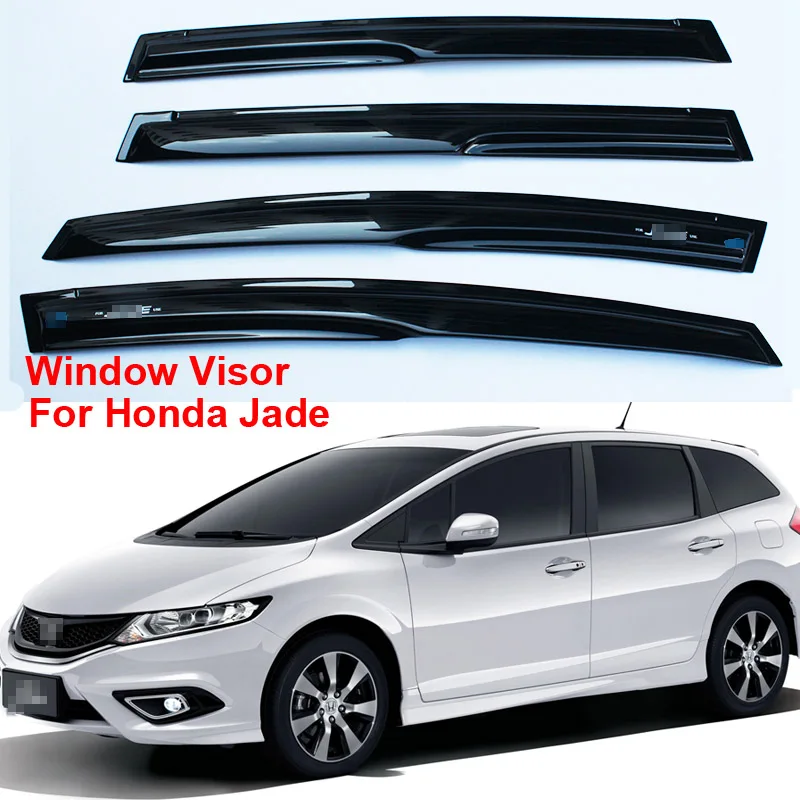 

4pcs Deflector-Cover Window Visor Shade Vent Wind Rain Deflector Guards For Honda Jade