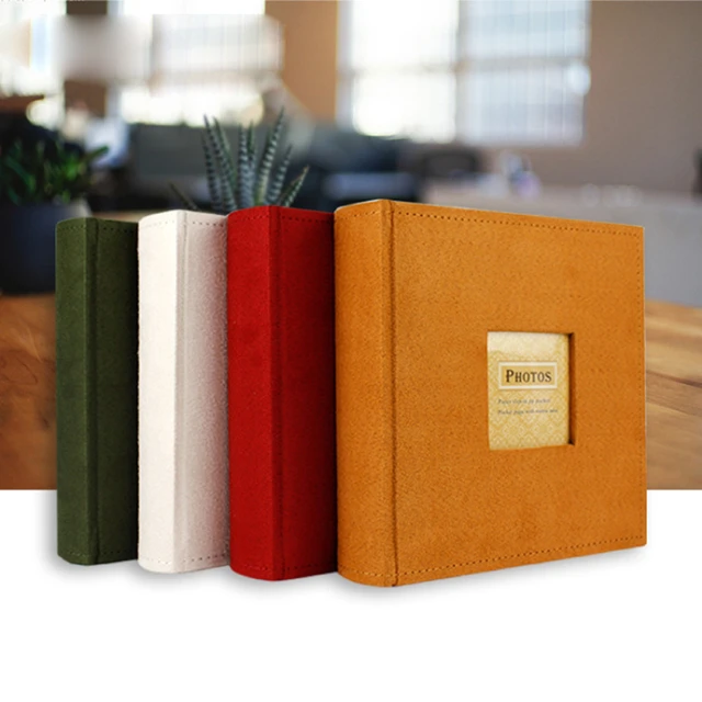 Leather 6-inch Family Photo Album 200 Pp Pockets Photo Albums 4x6 4r Wedding  Album Scrapbook - Photo Albums - AliExpress