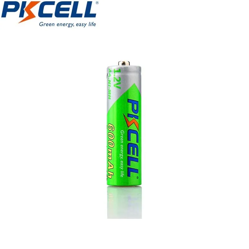 8 шт./2 карты PKCELL AA Аккумуляторная батарея NiMH 1 2 V 600mAh ni mh 2A предварительно