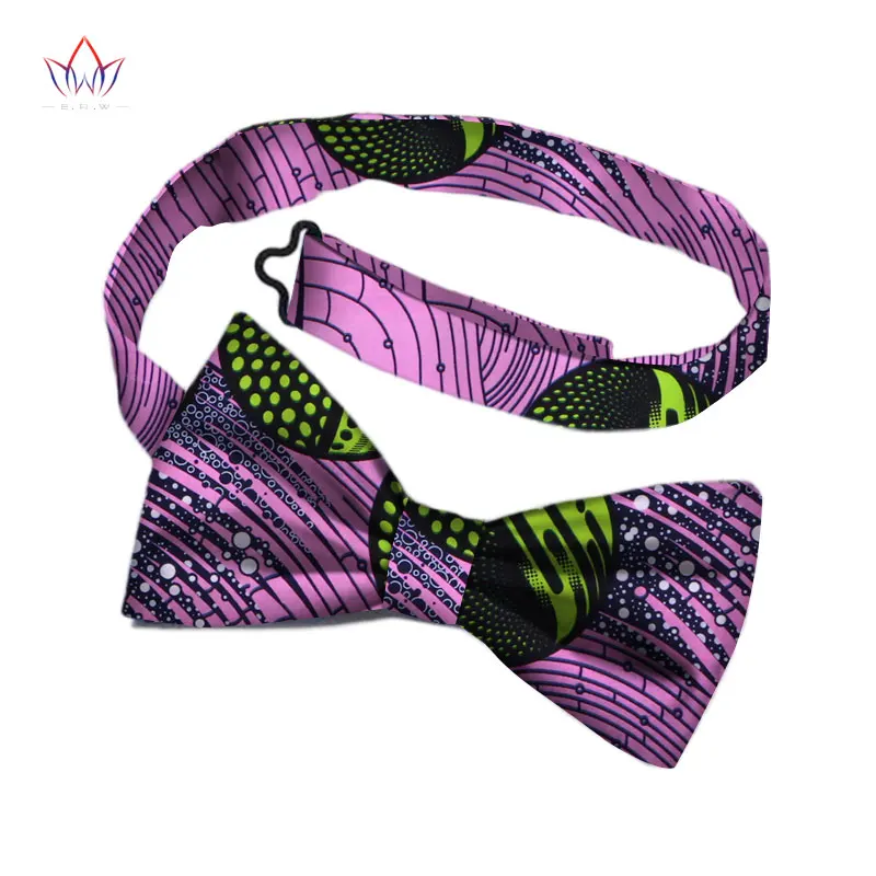 

African Print Bow Tie for Men Bohemia African Cotton print fabric Gifts for Men African traditional Men Fake collar WYb340