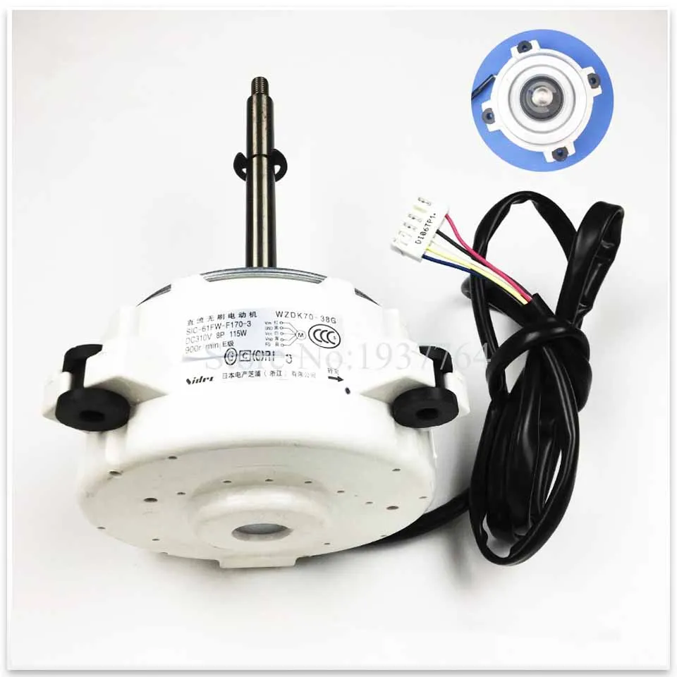 air conditioner motor WZDK70-38G-1 SIC-61FW-F170-3 310V DC fan motor good working