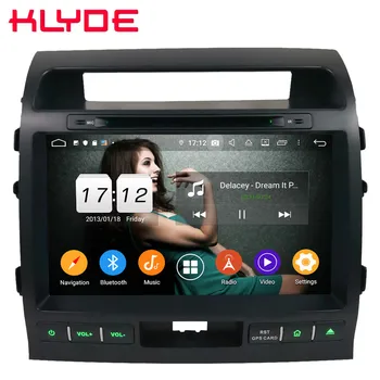 

Klyde 10.1" IPS 4G Android 9 Octa Core 4GB RAM 64GB ROM DSP BT Car DVD Multimedia Player Radio For Toyota Land Cruiser 200 LC200